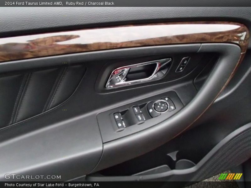 Ruby Red / Charcoal Black 2014 Ford Taurus Limited AWD