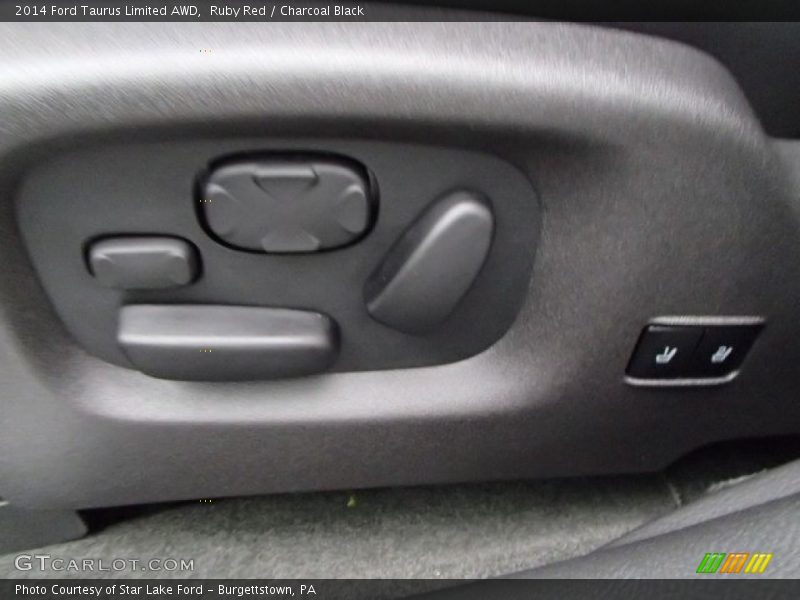 Ruby Red / Charcoal Black 2014 Ford Taurus Limited AWD