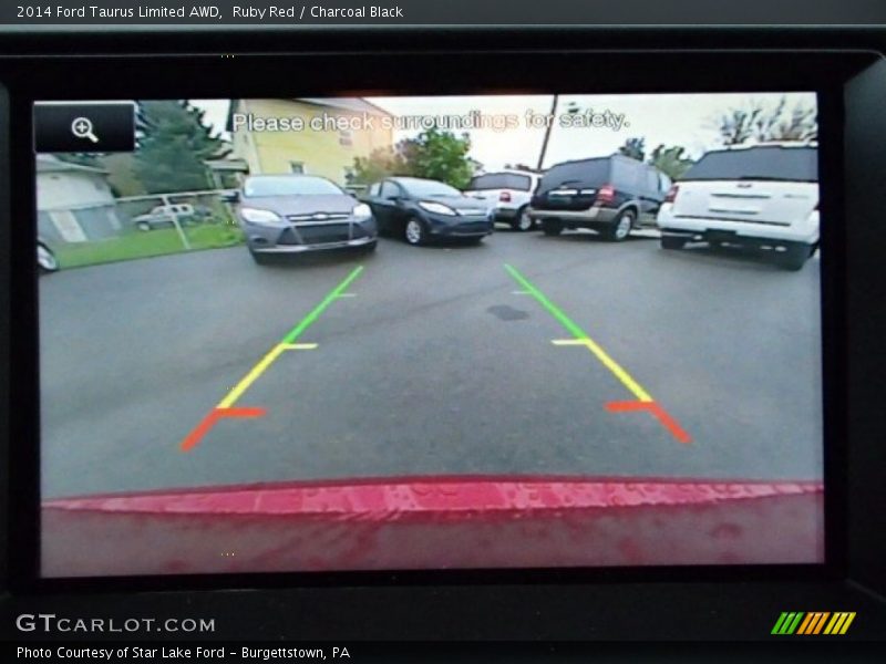 Ruby Red / Charcoal Black 2014 Ford Taurus Limited AWD