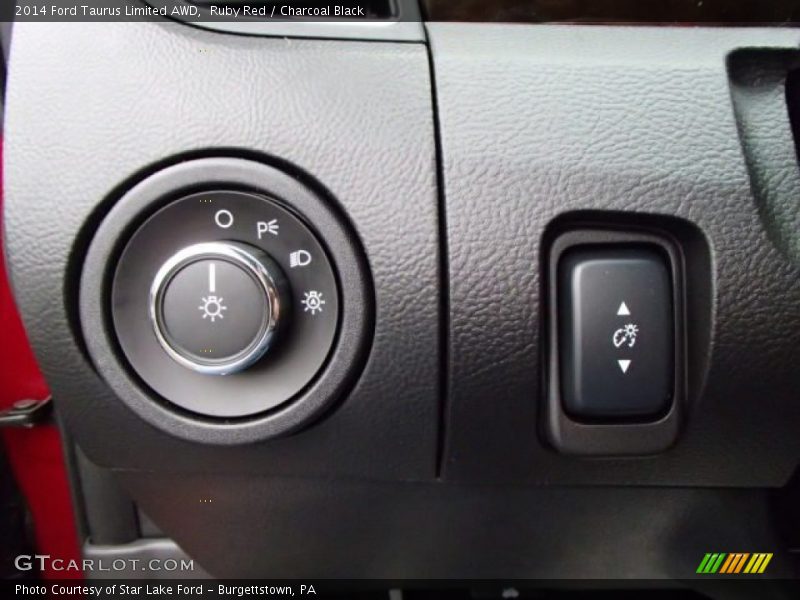 Ruby Red / Charcoal Black 2014 Ford Taurus Limited AWD