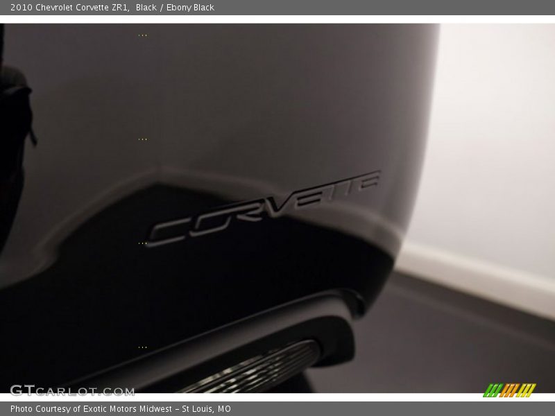 Black / Ebony Black 2010 Chevrolet Corvette ZR1
