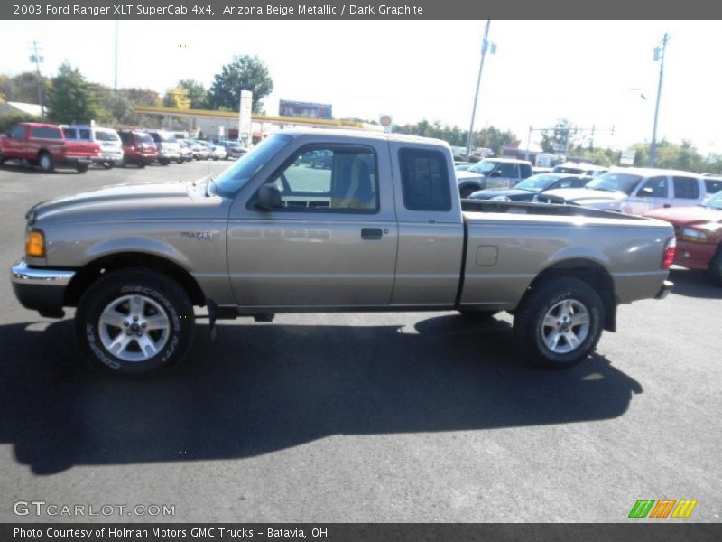 Arizona Beige Metallic / Dark Graphite 2003 Ford Ranger XLT SuperCab 4x4