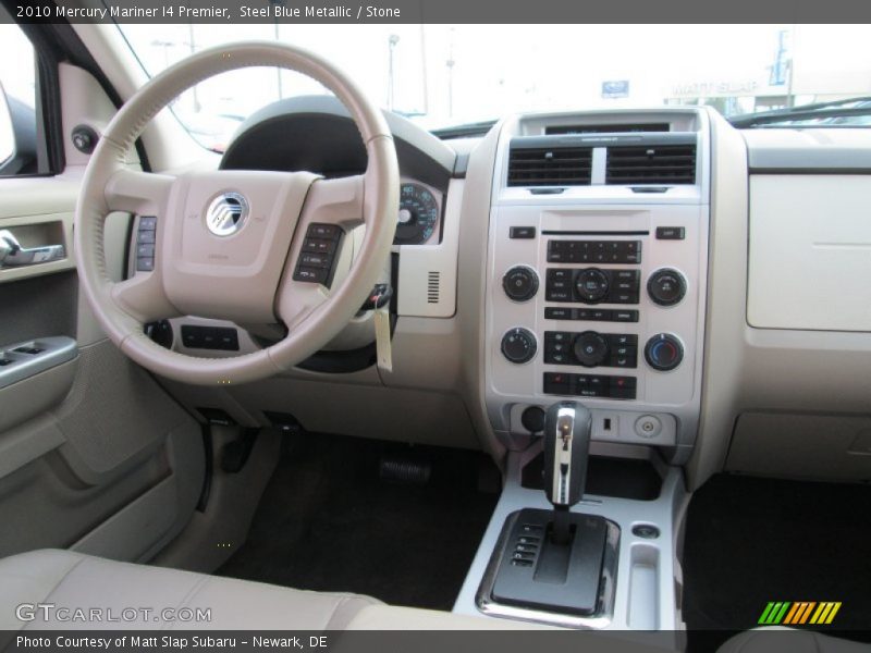 Steel Blue Metallic / Stone 2010 Mercury Mariner I4 Premier