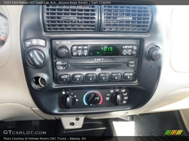 Arizona Beige Metallic / Dark Graphite 2003 Ford Ranger XLT SuperCab 4x4