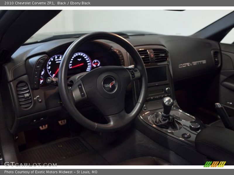 Dashboard of 2010 Corvette ZR1