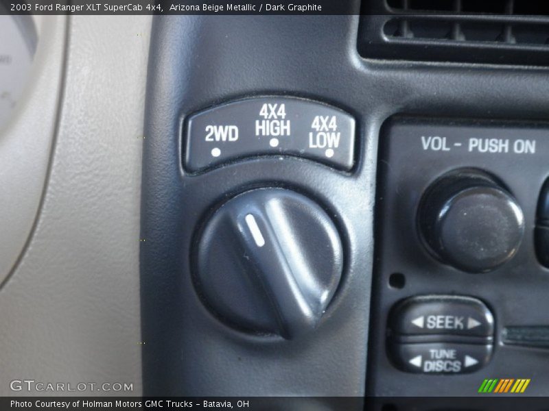 Arizona Beige Metallic / Dark Graphite 2003 Ford Ranger XLT SuperCab 4x4