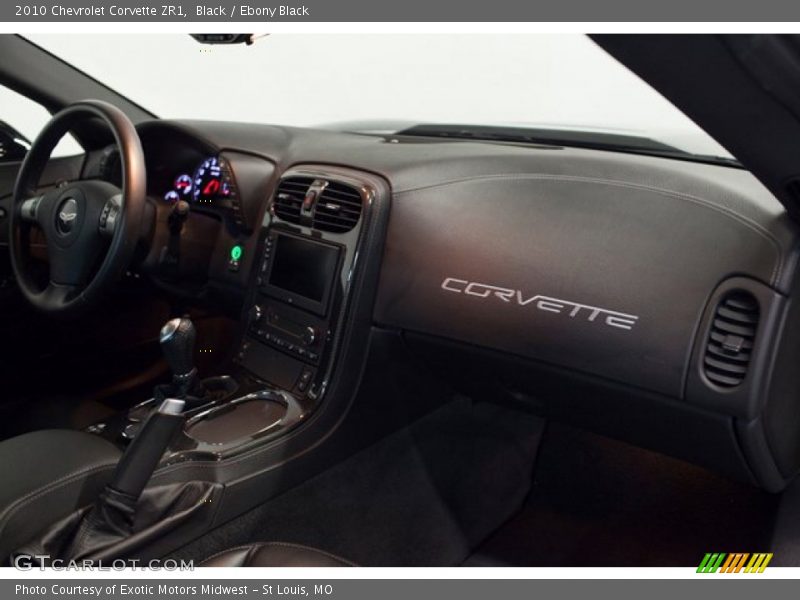 Dashboard of 2010 Corvette ZR1