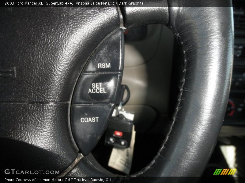 Arizona Beige Metallic / Dark Graphite 2003 Ford Ranger XLT SuperCab 4x4