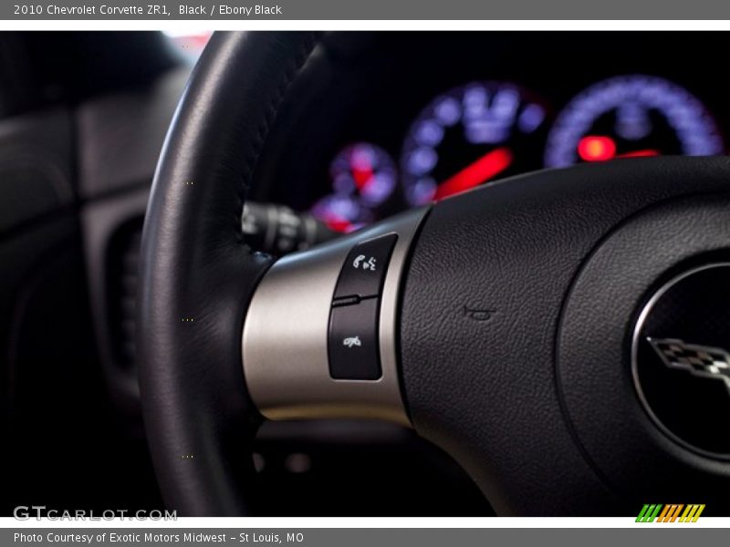 Controls of 2010 Corvette ZR1