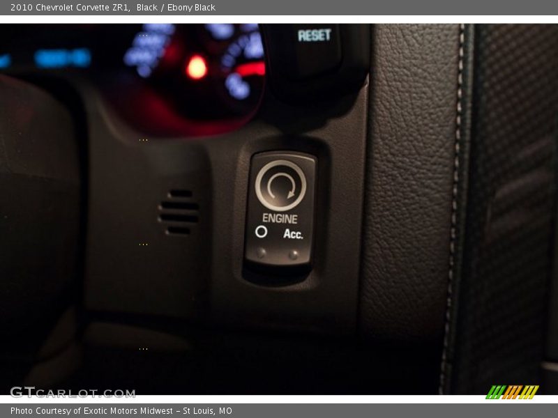 Controls of 2010 Corvette ZR1