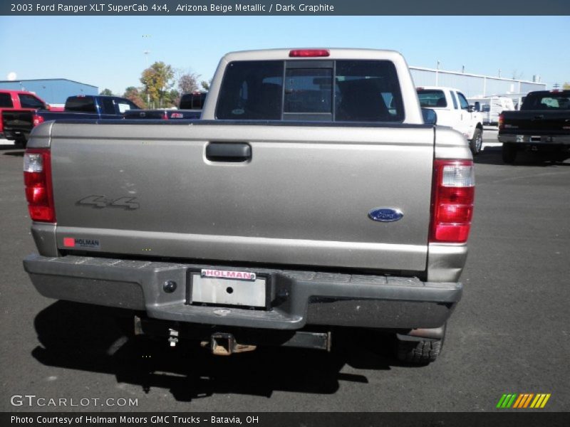 Arizona Beige Metallic / Dark Graphite 2003 Ford Ranger XLT SuperCab 4x4