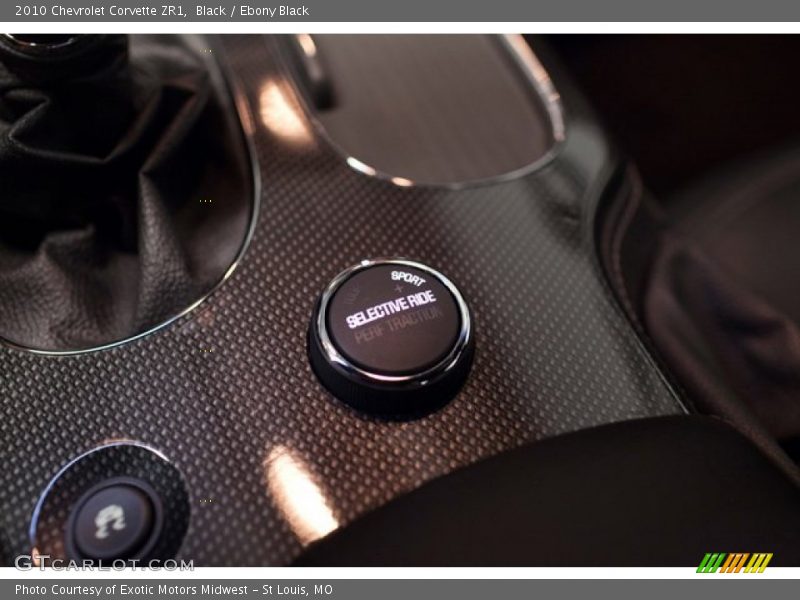 Controls of 2010 Corvette ZR1