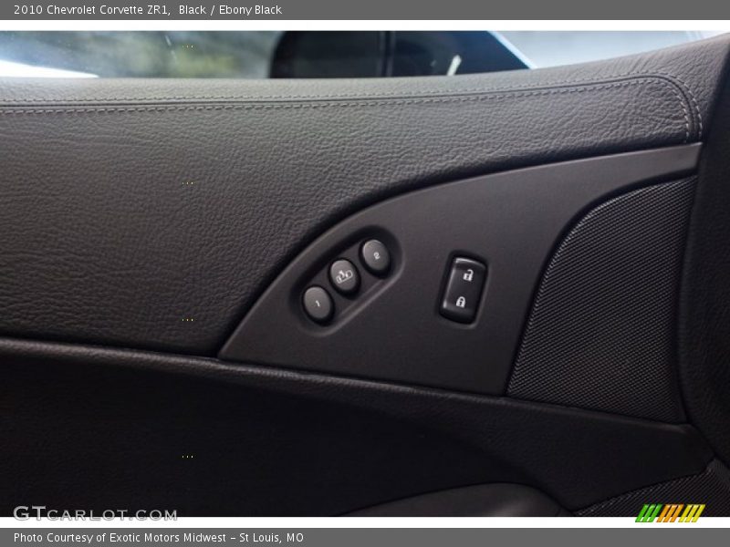 Controls of 2010 Corvette ZR1