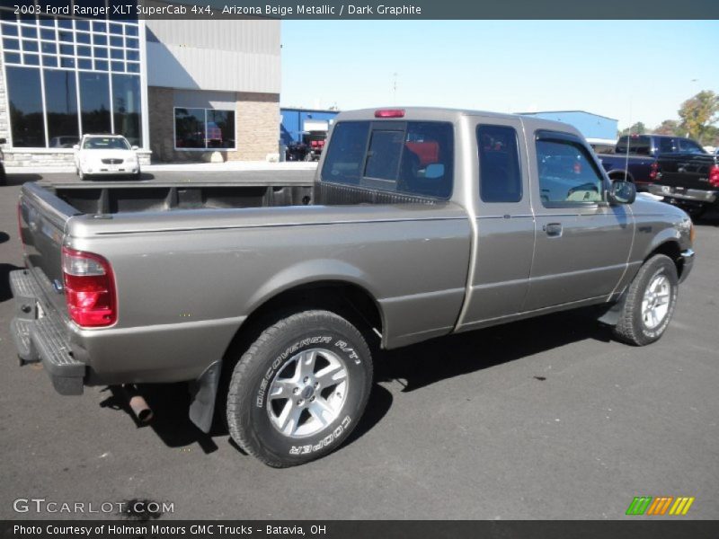 Arizona Beige Metallic / Dark Graphite 2003 Ford Ranger XLT SuperCab 4x4
