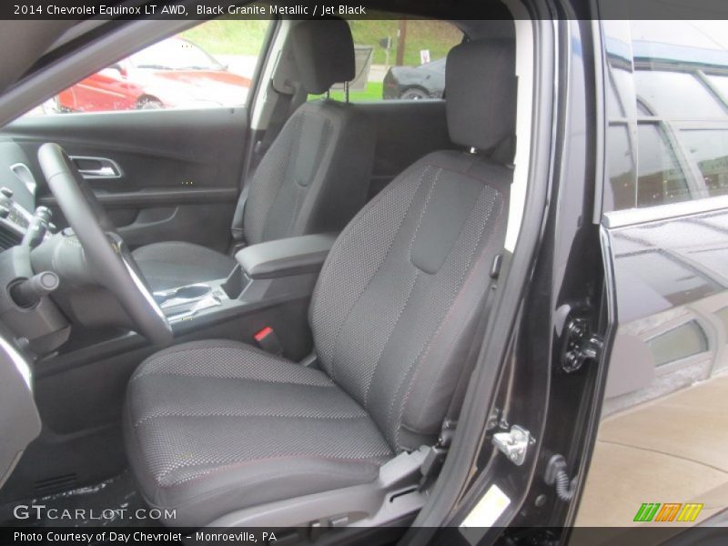 Black Granite Metallic / Jet Black 2014 Chevrolet Equinox LT AWD