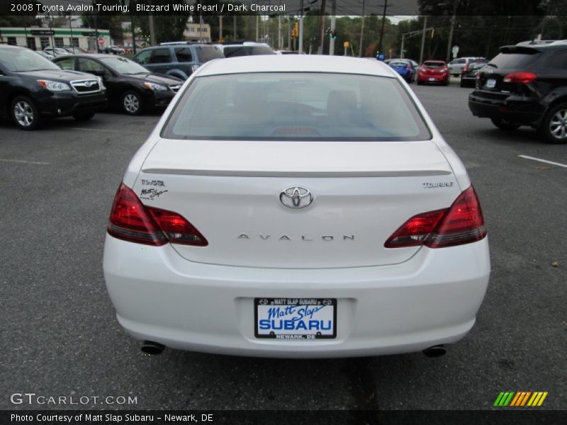 Blizzard White Pearl / Dark Charcoal 2008 Toyota Avalon Touring