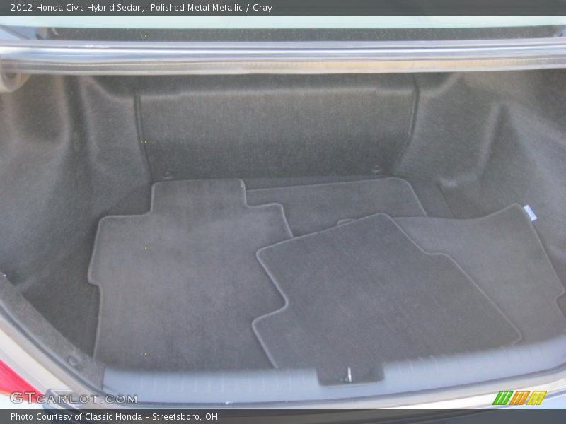 Polished Metal Metallic / Gray 2012 Honda Civic Hybrid Sedan