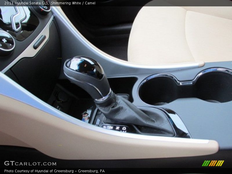 Shimmering White / Camel 2013 Hyundai Sonata GLS