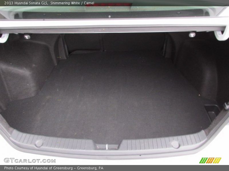 Shimmering White / Camel 2013 Hyundai Sonata GLS