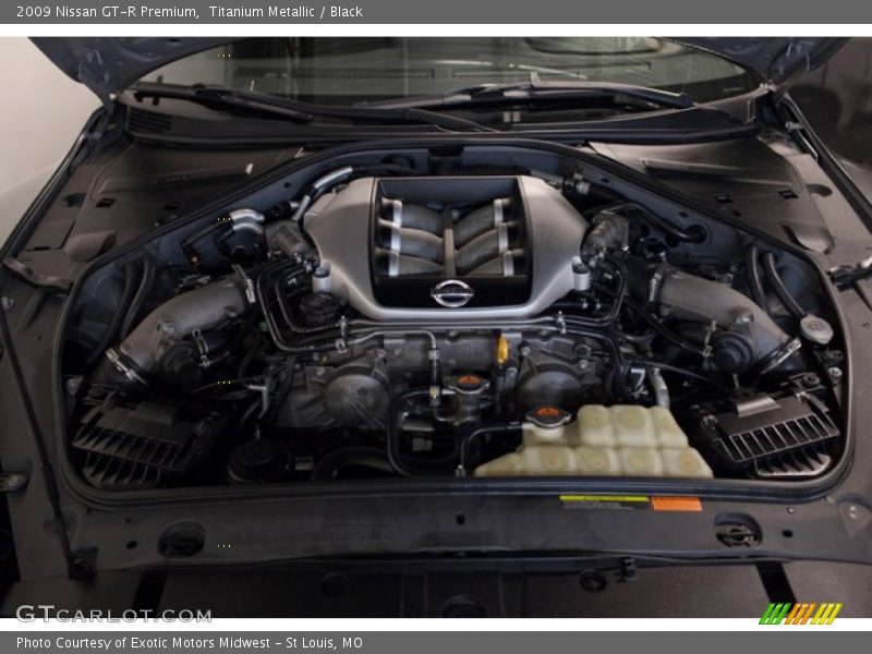  2009 GT-R Premium Engine - 3.8 Liter Twin-Turbocharged DOHC 24-Valve CVTCS V6 (VR38DETT)