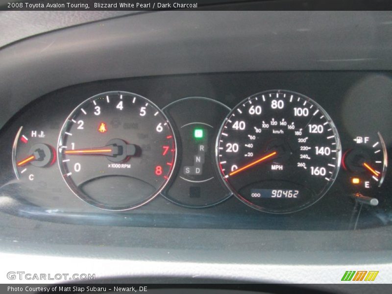 Blizzard White Pearl / Dark Charcoal 2008 Toyota Avalon Touring