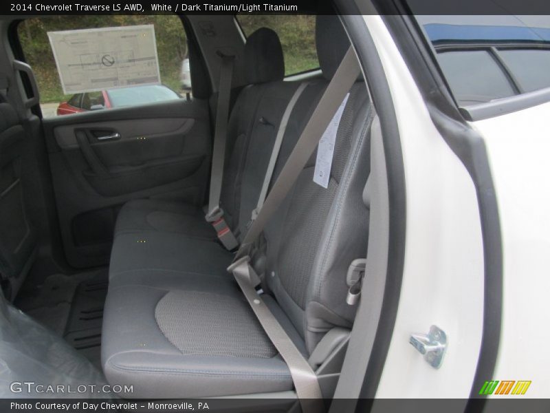 White / Dark Titanium/Light Titanium 2014 Chevrolet Traverse LS AWD