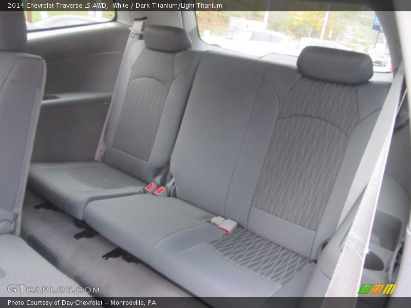 White / Dark Titanium/Light Titanium 2014 Chevrolet Traverse LS AWD