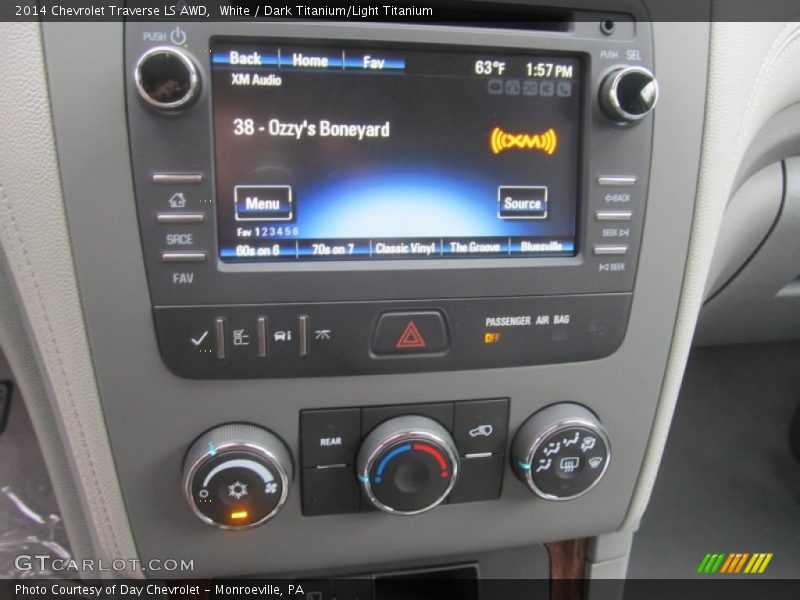 White / Dark Titanium/Light Titanium 2014 Chevrolet Traverse LS AWD