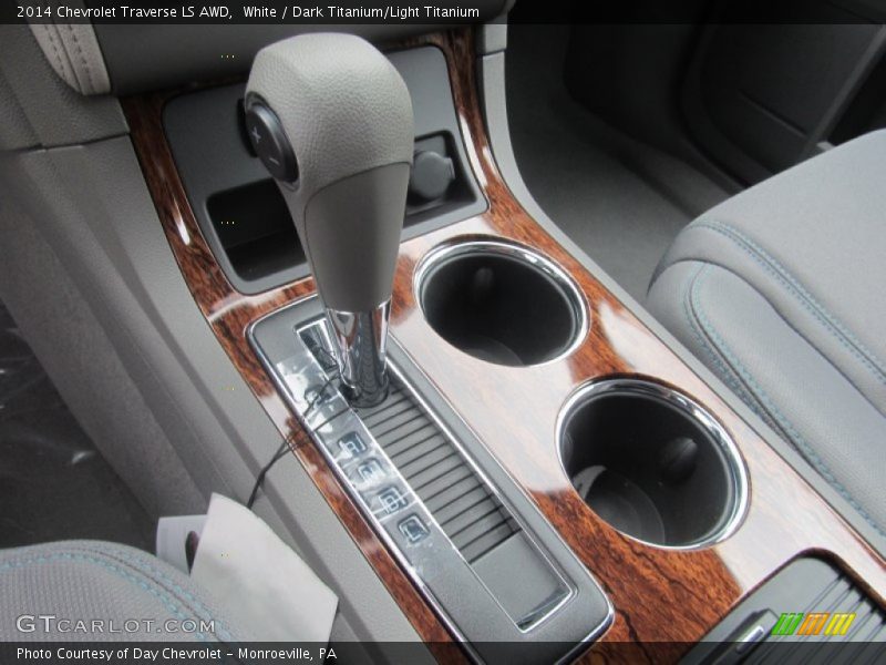White / Dark Titanium/Light Titanium 2014 Chevrolet Traverse LS AWD