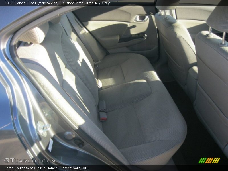 Polished Metal Metallic / Gray 2012 Honda Civic Hybrid Sedan