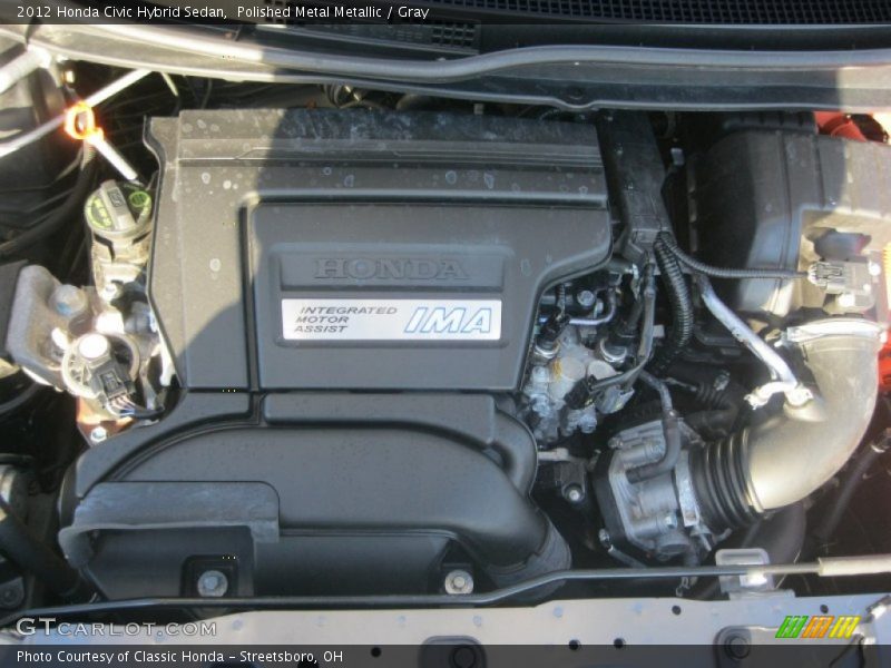 Polished Metal Metallic / Gray 2012 Honda Civic Hybrid Sedan