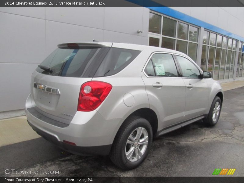 Silver Ice Metallic / Jet Black 2014 Chevrolet Equinox LS