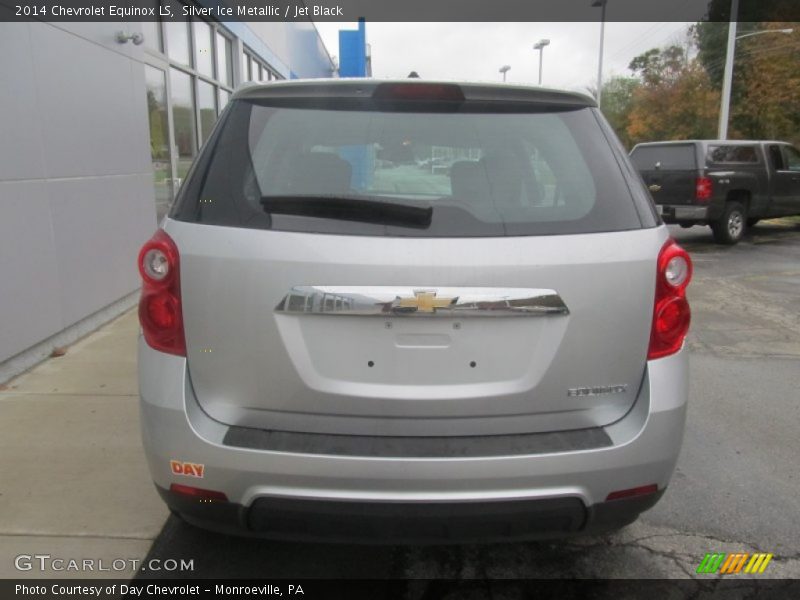 Silver Ice Metallic / Jet Black 2014 Chevrolet Equinox LS