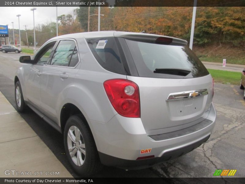 Silver Ice Metallic / Jet Black 2014 Chevrolet Equinox LS