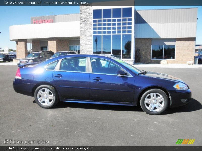 Imperial Blue Metallic / Ebony 2010 Chevrolet Impala LT