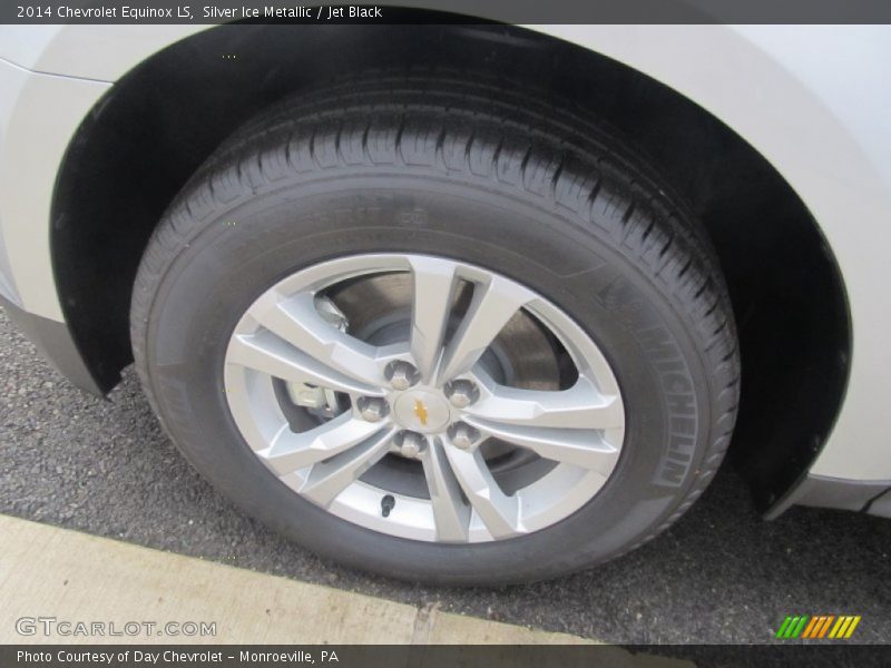 Silver Ice Metallic / Jet Black 2014 Chevrolet Equinox LS