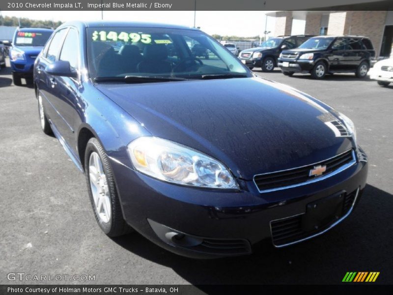 Imperial Blue Metallic / Ebony 2010 Chevrolet Impala LT