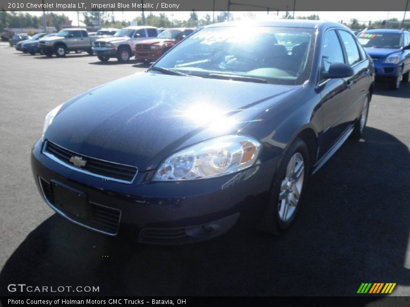 Imperial Blue Metallic / Ebony 2010 Chevrolet Impala LT