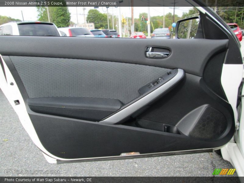 Winter Frost Pearl / Charcoal 2008 Nissan Altima 2.5 S Coupe