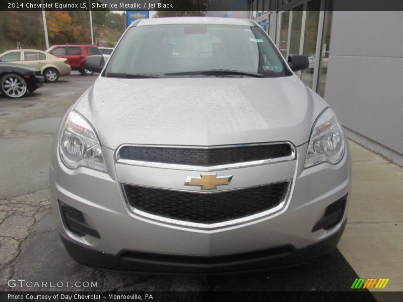 Silver Ice Metallic / Jet Black 2014 Chevrolet Equinox LS