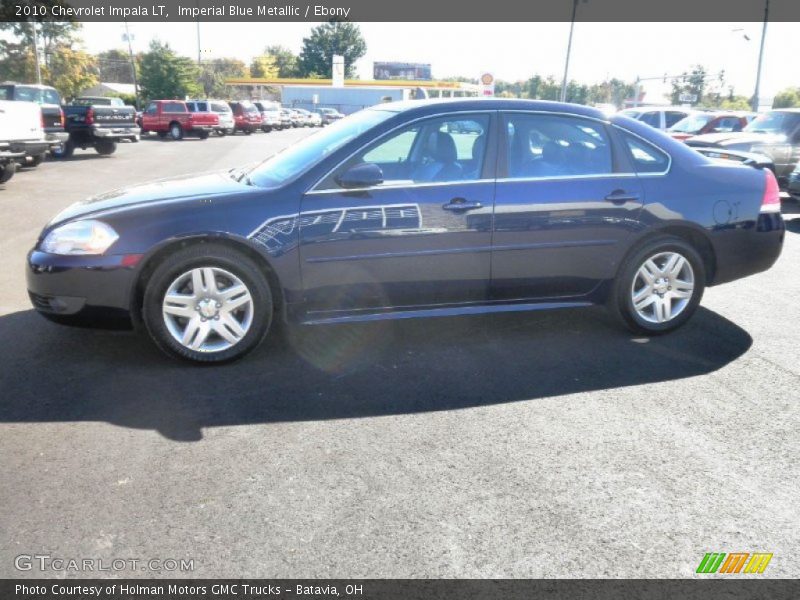 Imperial Blue Metallic / Ebony 2010 Chevrolet Impala LT