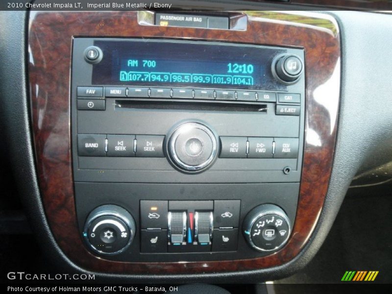 Imperial Blue Metallic / Ebony 2010 Chevrolet Impala LT