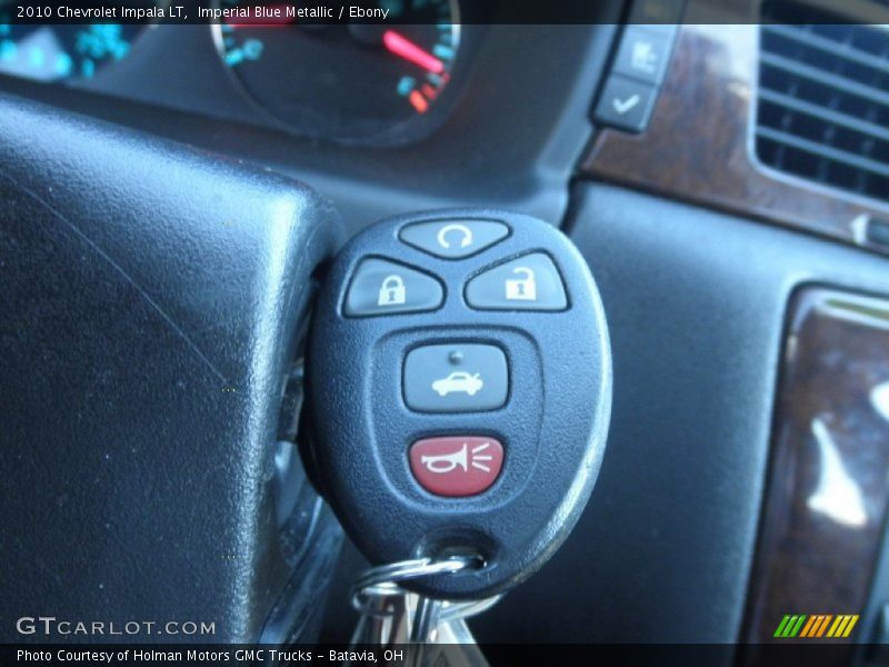 Imperial Blue Metallic / Ebony 2010 Chevrolet Impala LT