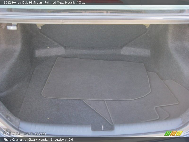 Polished Metal Metallic / Gray 2012 Honda Civic HF Sedan