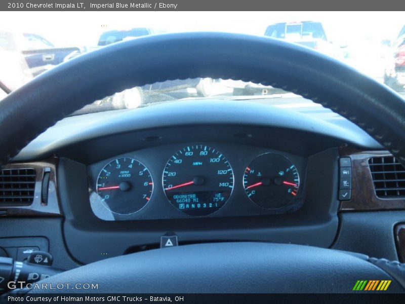 Imperial Blue Metallic / Ebony 2010 Chevrolet Impala LT