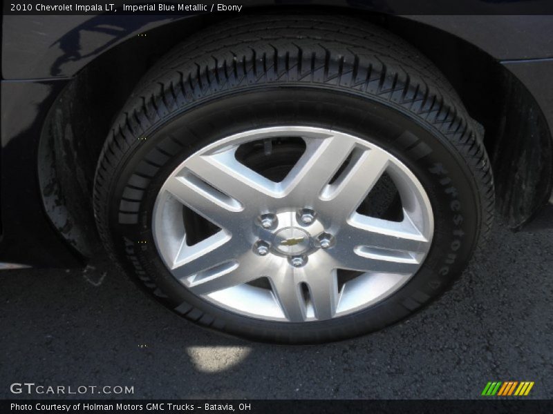 Imperial Blue Metallic / Ebony 2010 Chevrolet Impala LT