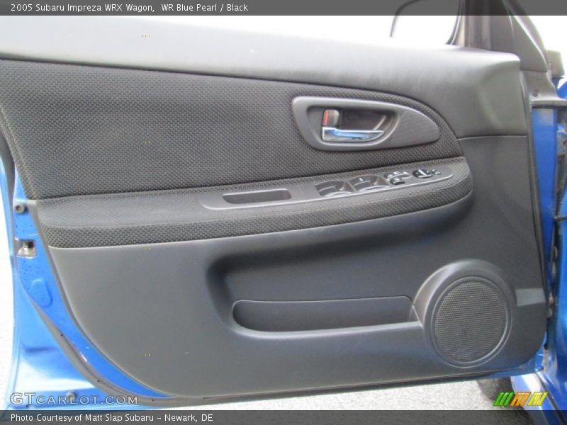 WR Blue Pearl / Black 2005 Subaru Impreza WRX Wagon