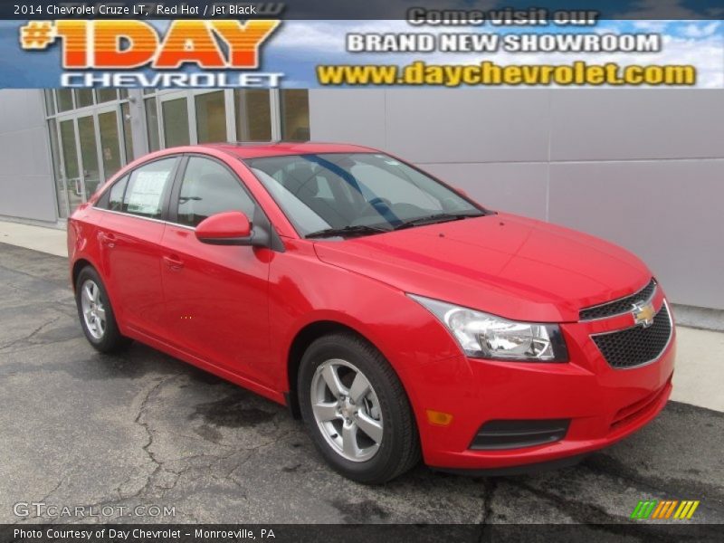 Red Hot / Jet Black 2014 Chevrolet Cruze LT