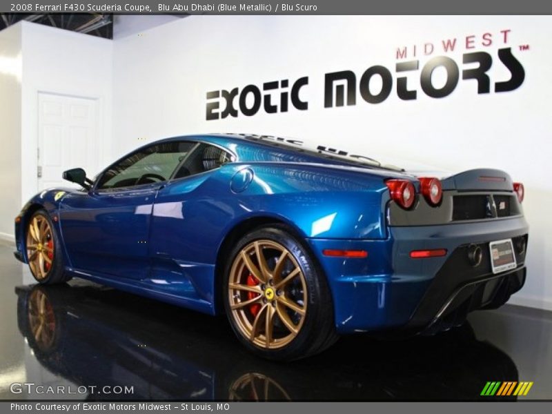 Blu Abu Dhabi (Blue Metallic) / Blu Scuro 2008 Ferrari F430 Scuderia Coupe