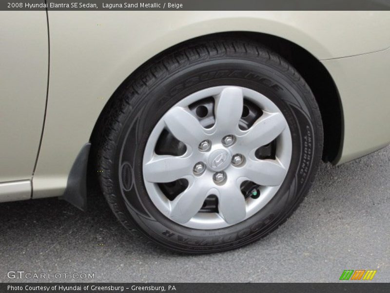 Laguna Sand Metallic / Beige 2008 Hyundai Elantra SE Sedan